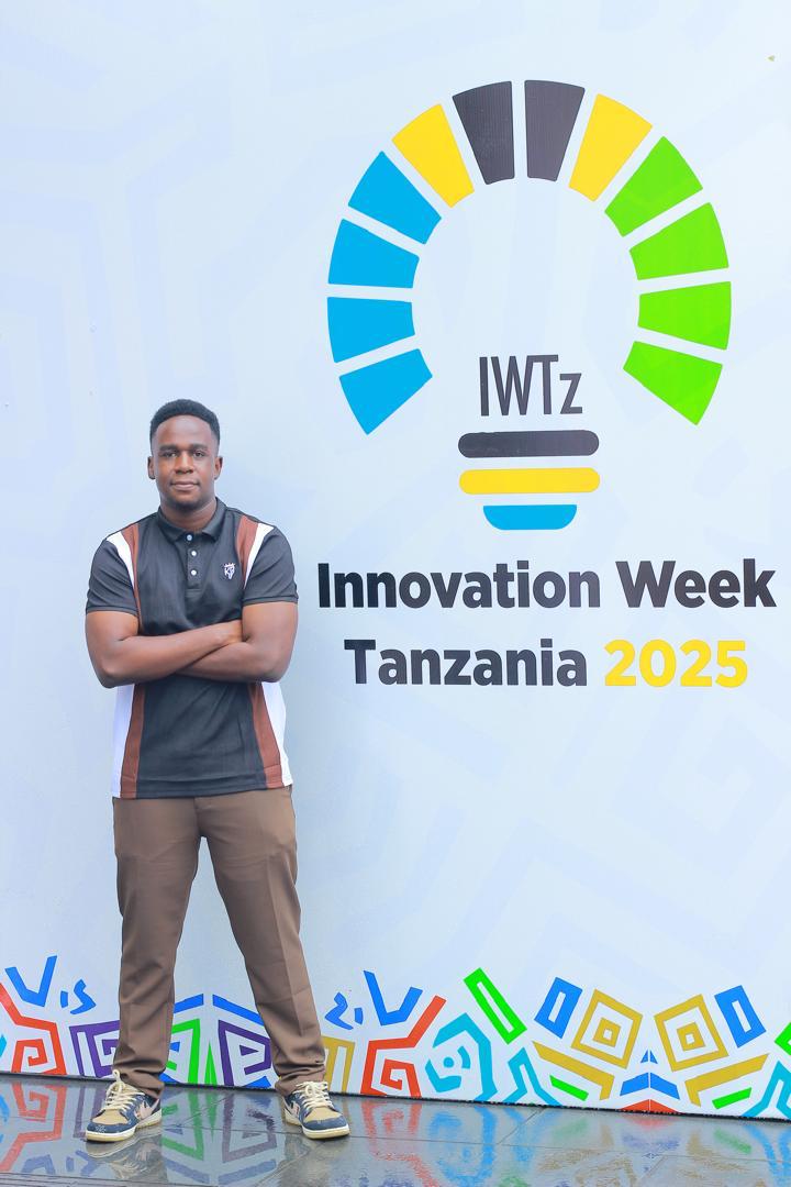 Valence Mwigani at Innovation Week Tanzania